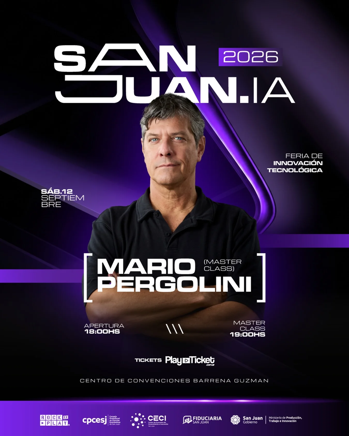 San Juan IA 2026 - Mario Pergolini