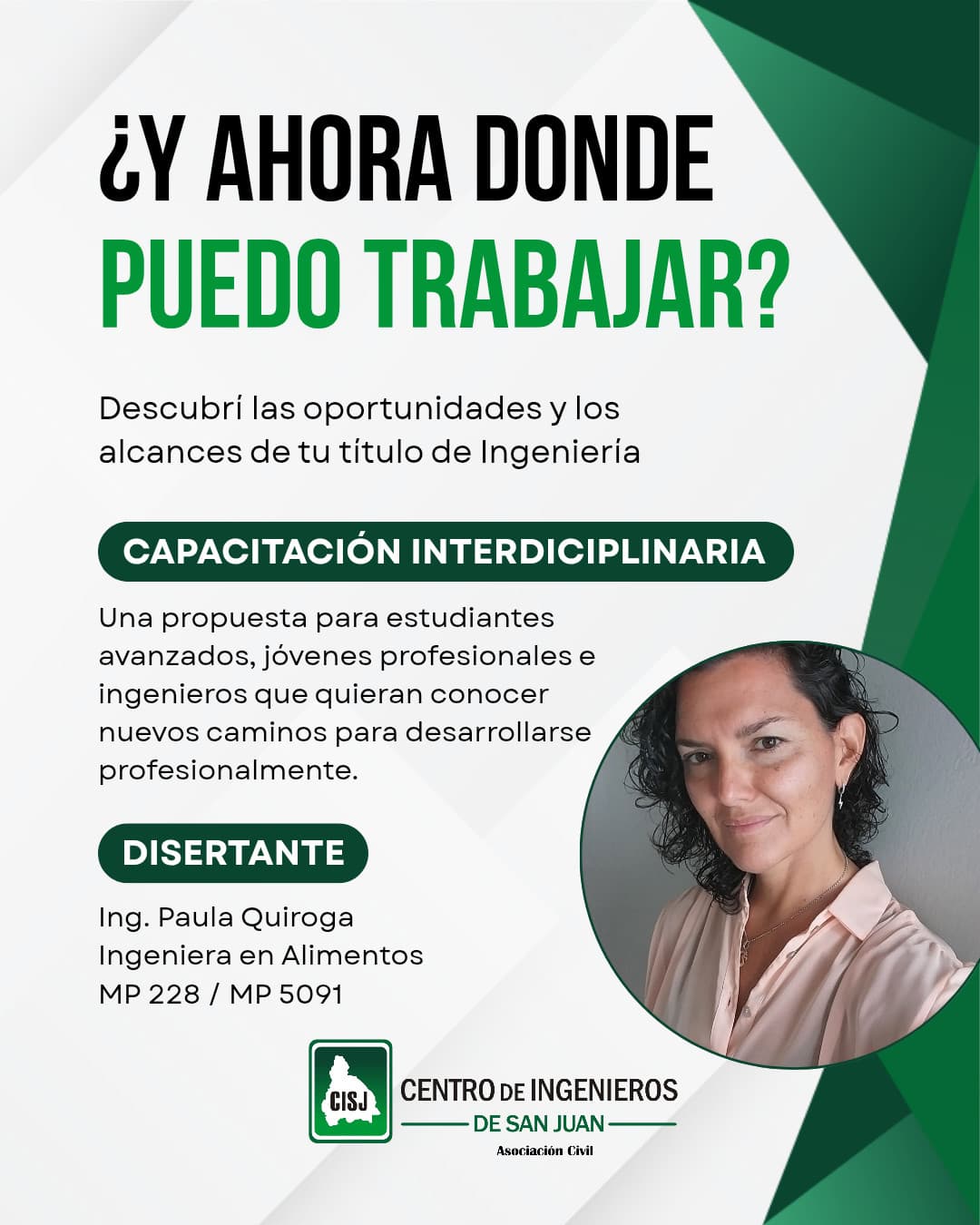 Ciclo de Capacitaciones: ¿Y Ahora Donde Puedo Trabajar?