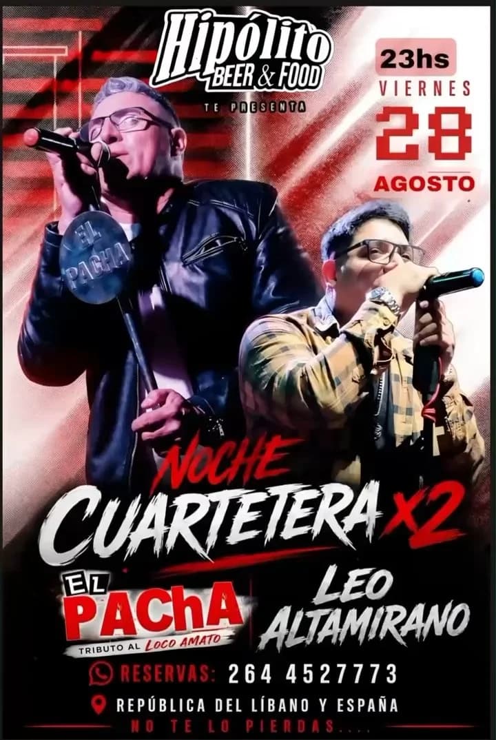 Noche Cuartetera x2