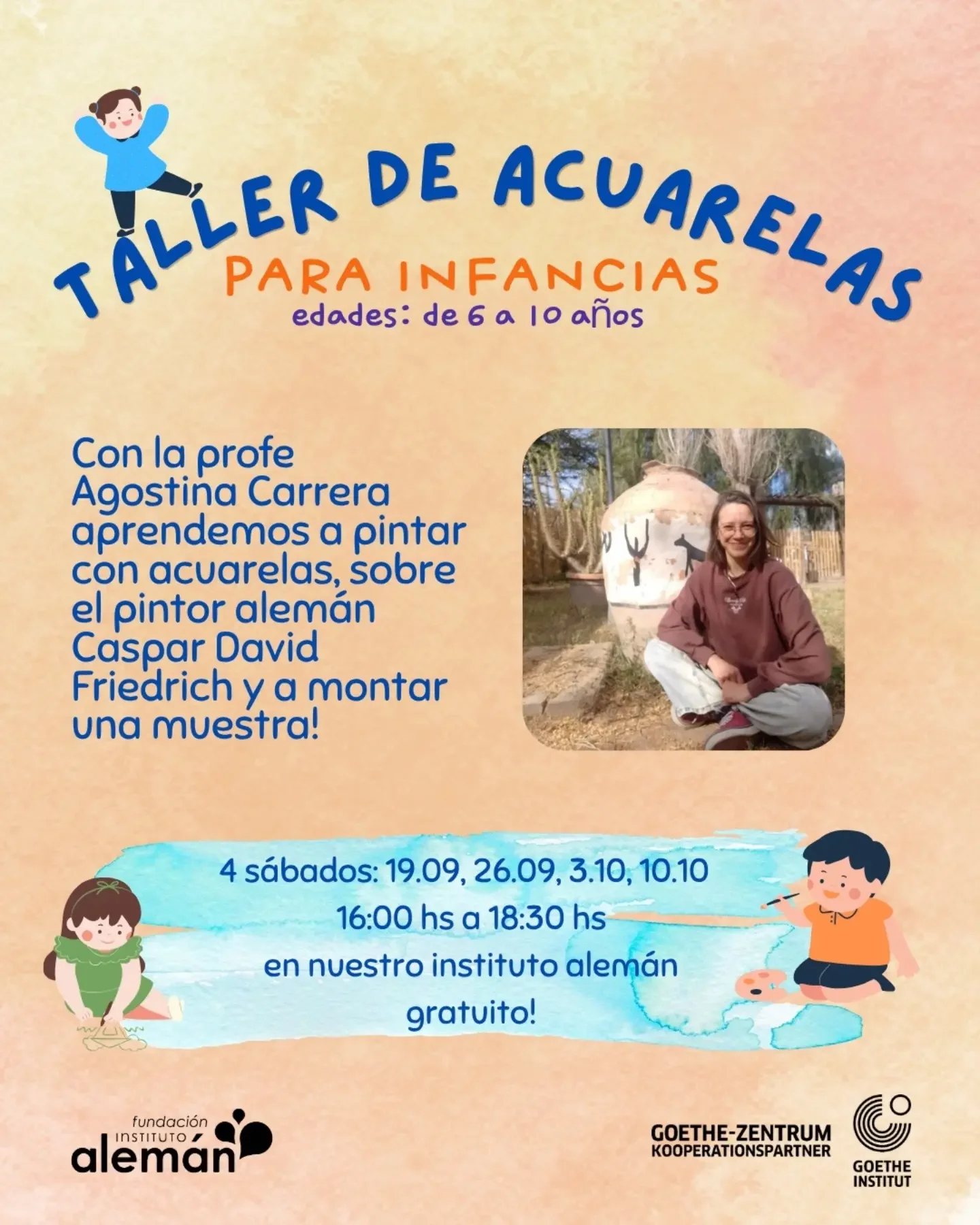 Taller de Acuarelas para Infancias