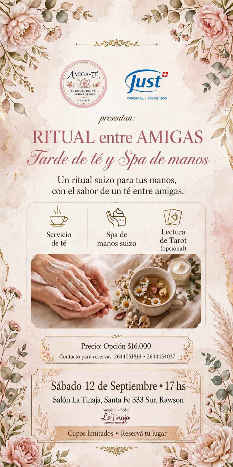 Tarde de Te y Spa de Manos