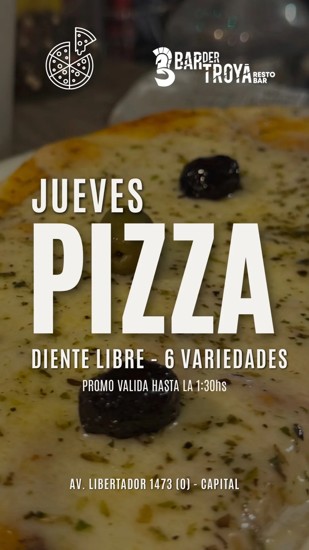 Jueves Pizza Diente Libre