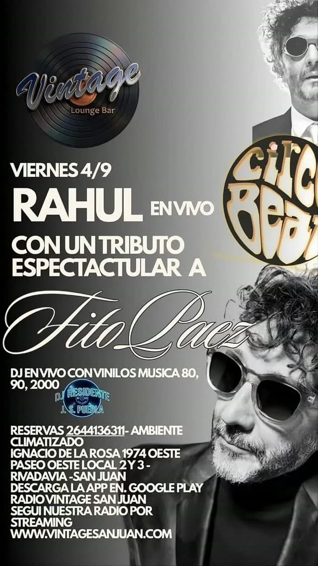 Rahul - Tributo a Fito Paez