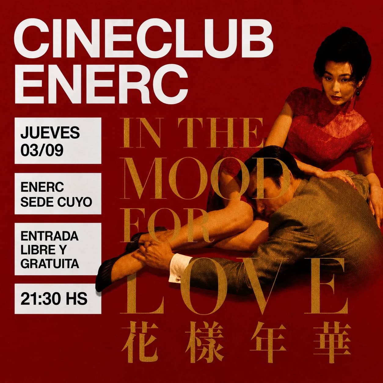 Cine Club Enerc: "In The Mood For Love"