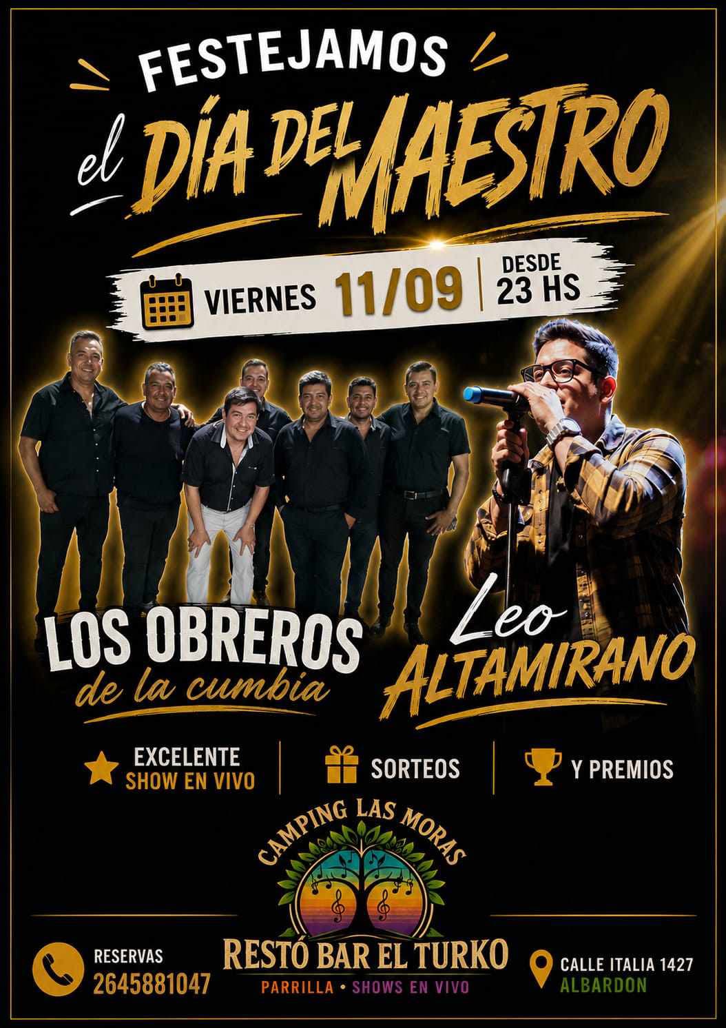 Los Obreros de la Cumbia y Leo Altamirano