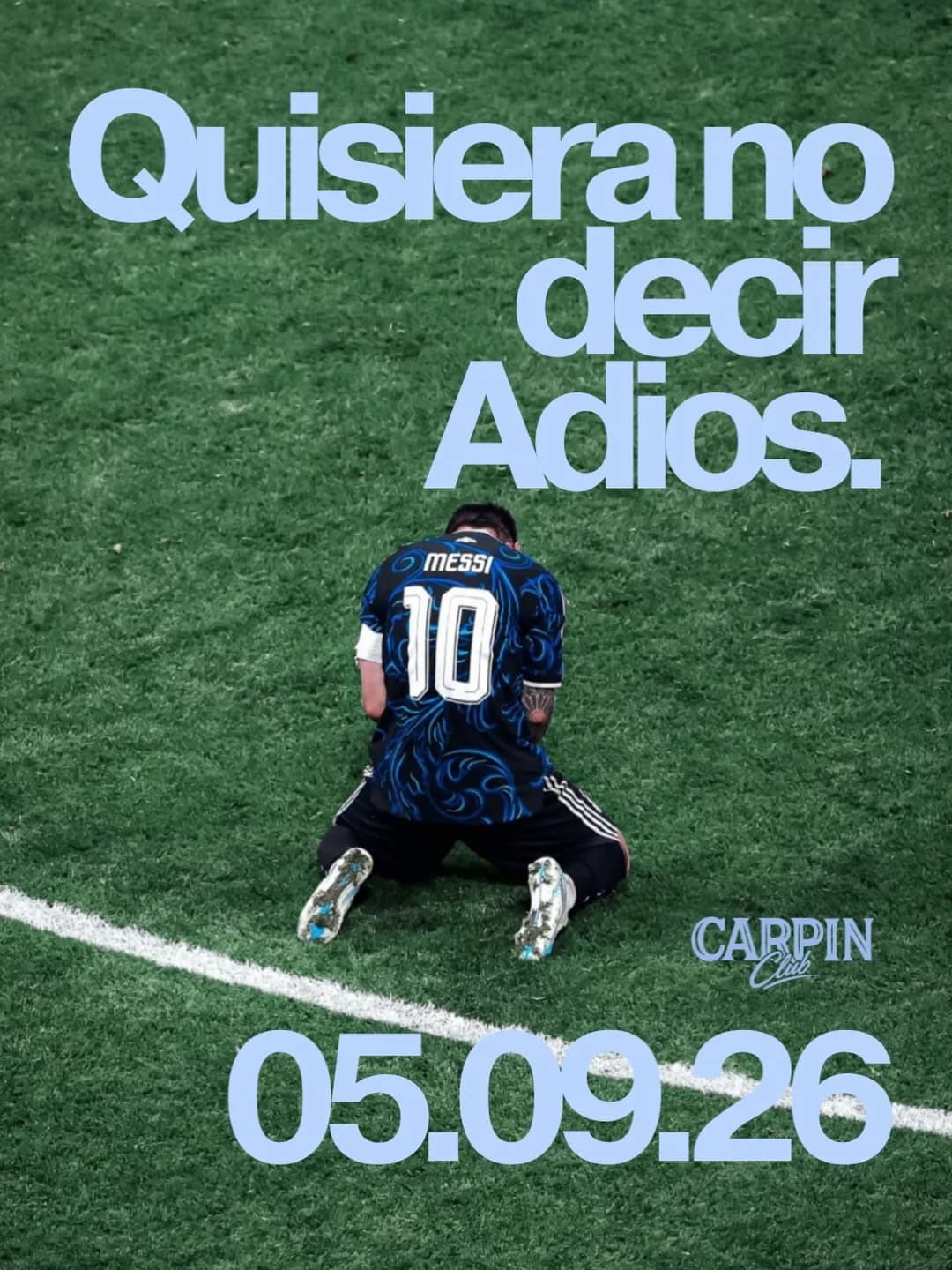 Quisiera no decir Adios.