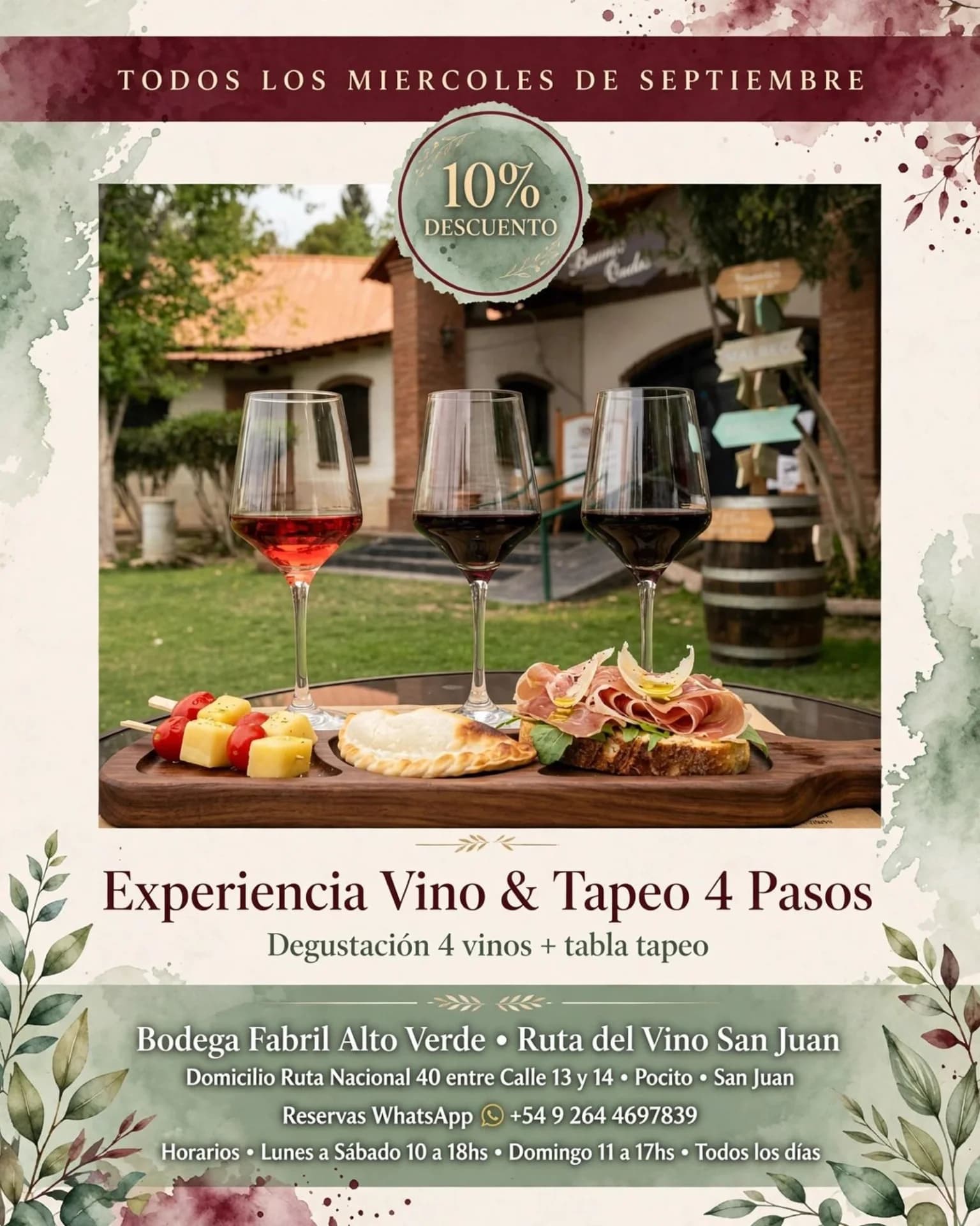 Experiencia Vino & Tapeo 4 Pasos