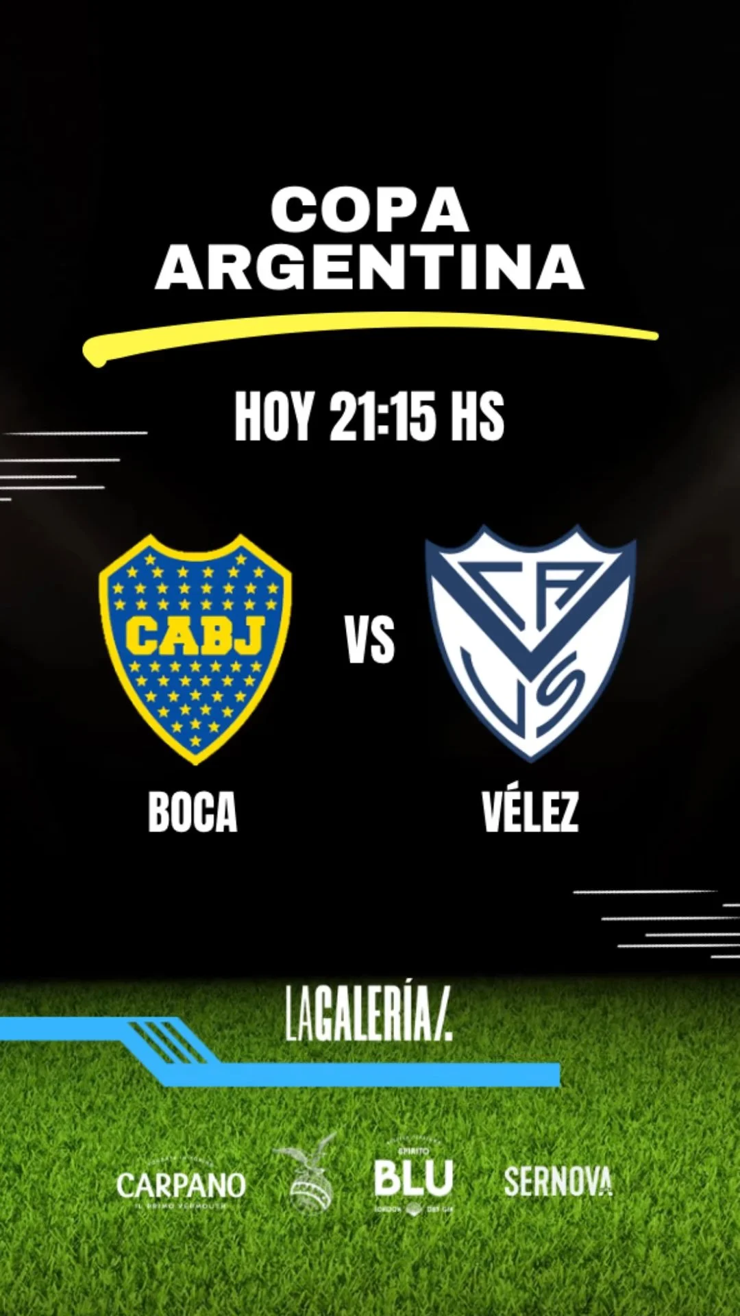 Boca Juniors vs Velez Sarsfield