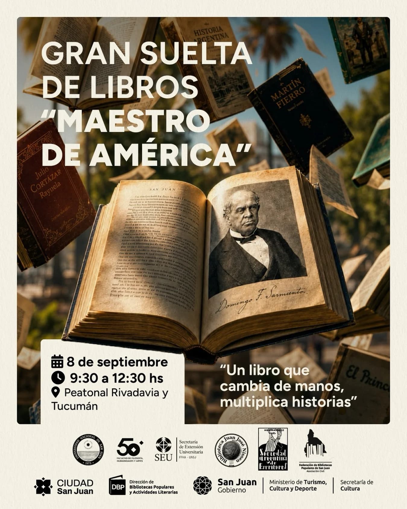 Gran Suelta de Libros “Maestro de America”