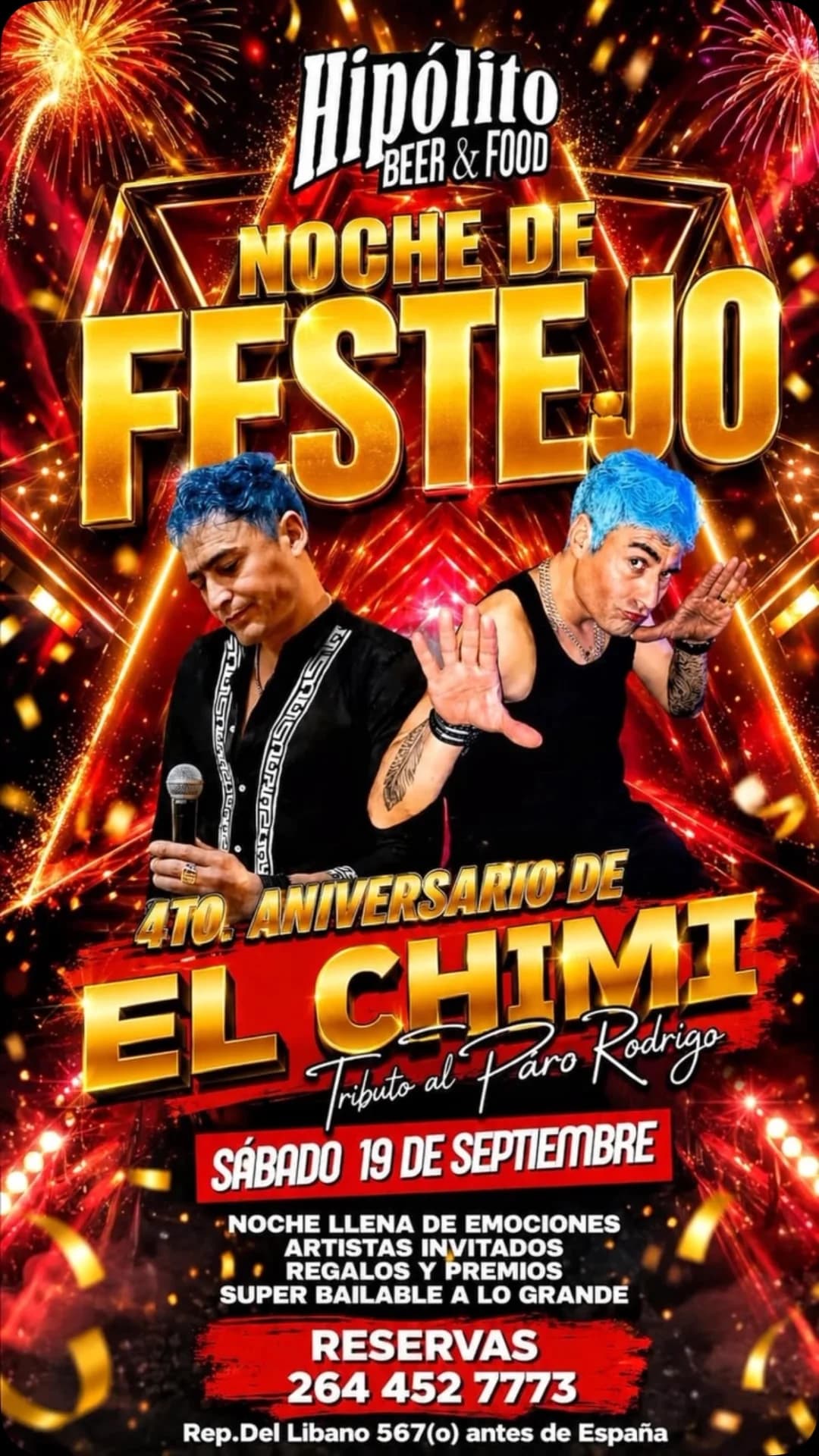 Noche de Festejo 4to Aniversario de El Chimi