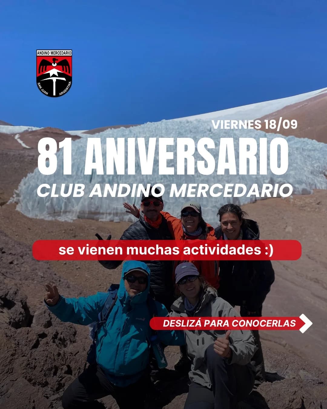 81º Aniversario Club Andino Mercedario