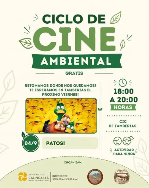 Ciclo de Cine Ambiental: "Patos"