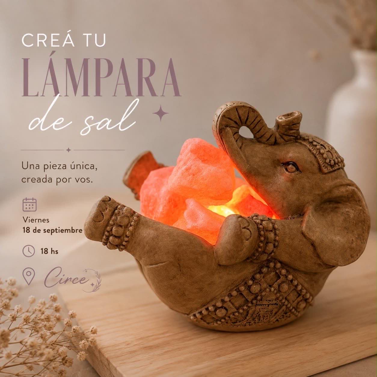 Crea tu Lampara de Sal