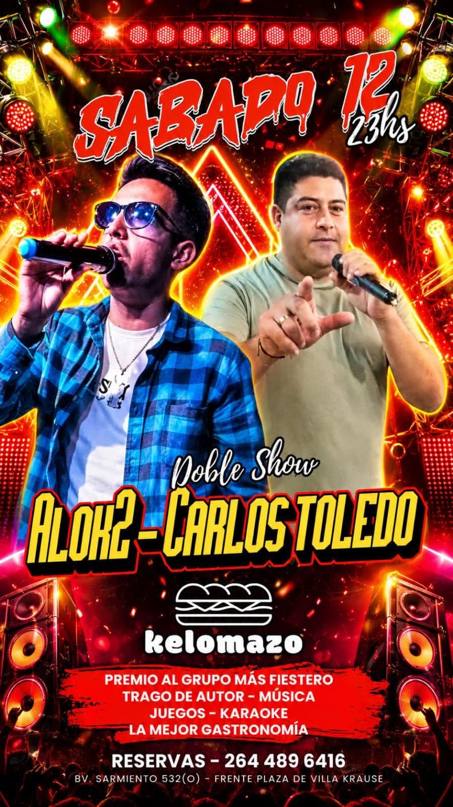 Cena y Doble Show en Ke Lomazo