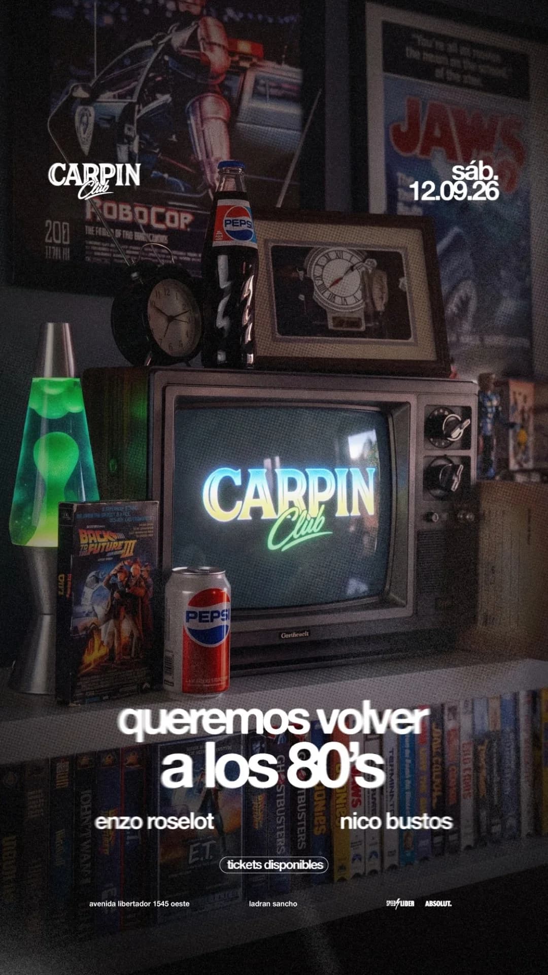Queremos Volver a los 80's — Fiestas