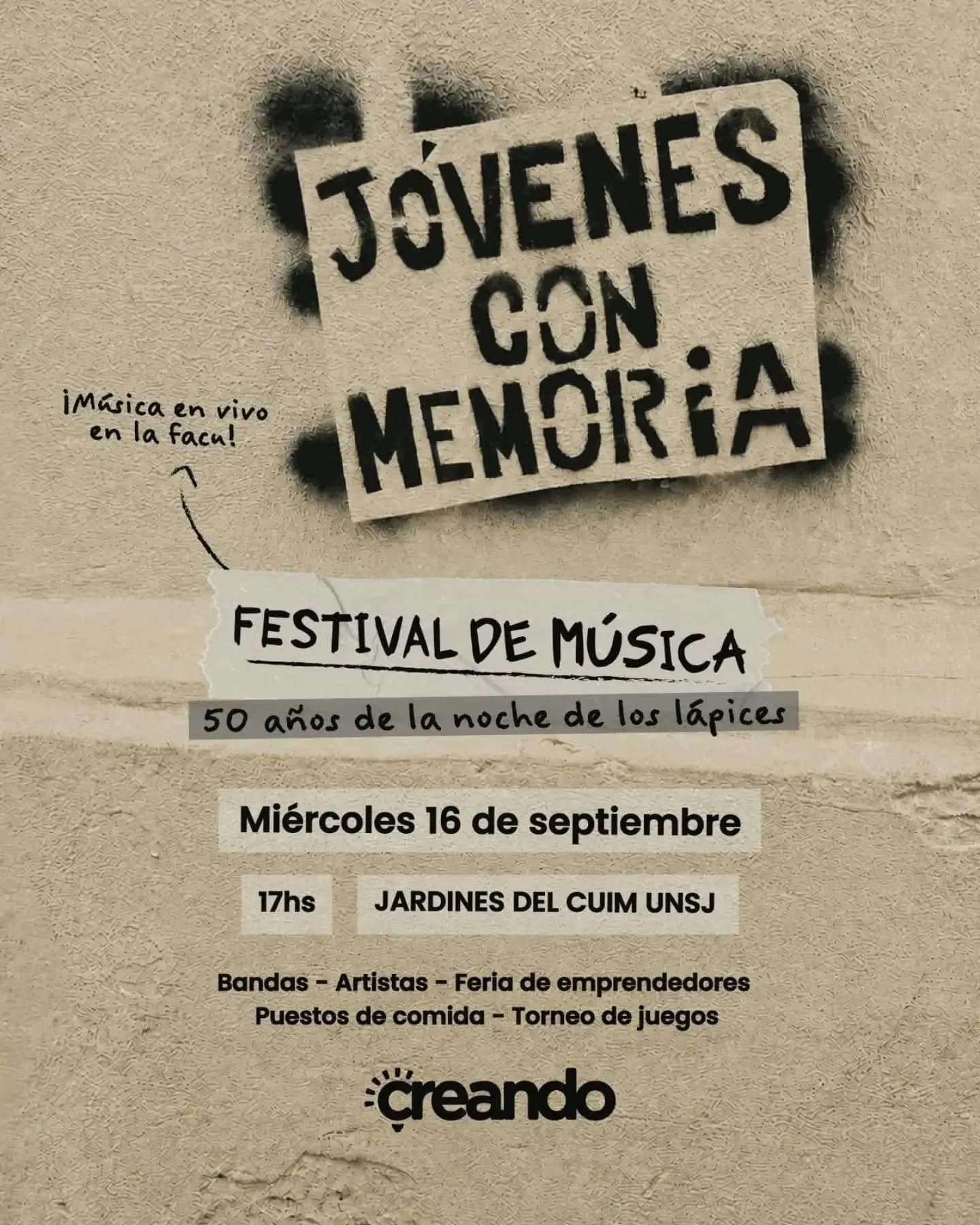 Jovenes Con Memoria - Festival de Musica🎶🎤