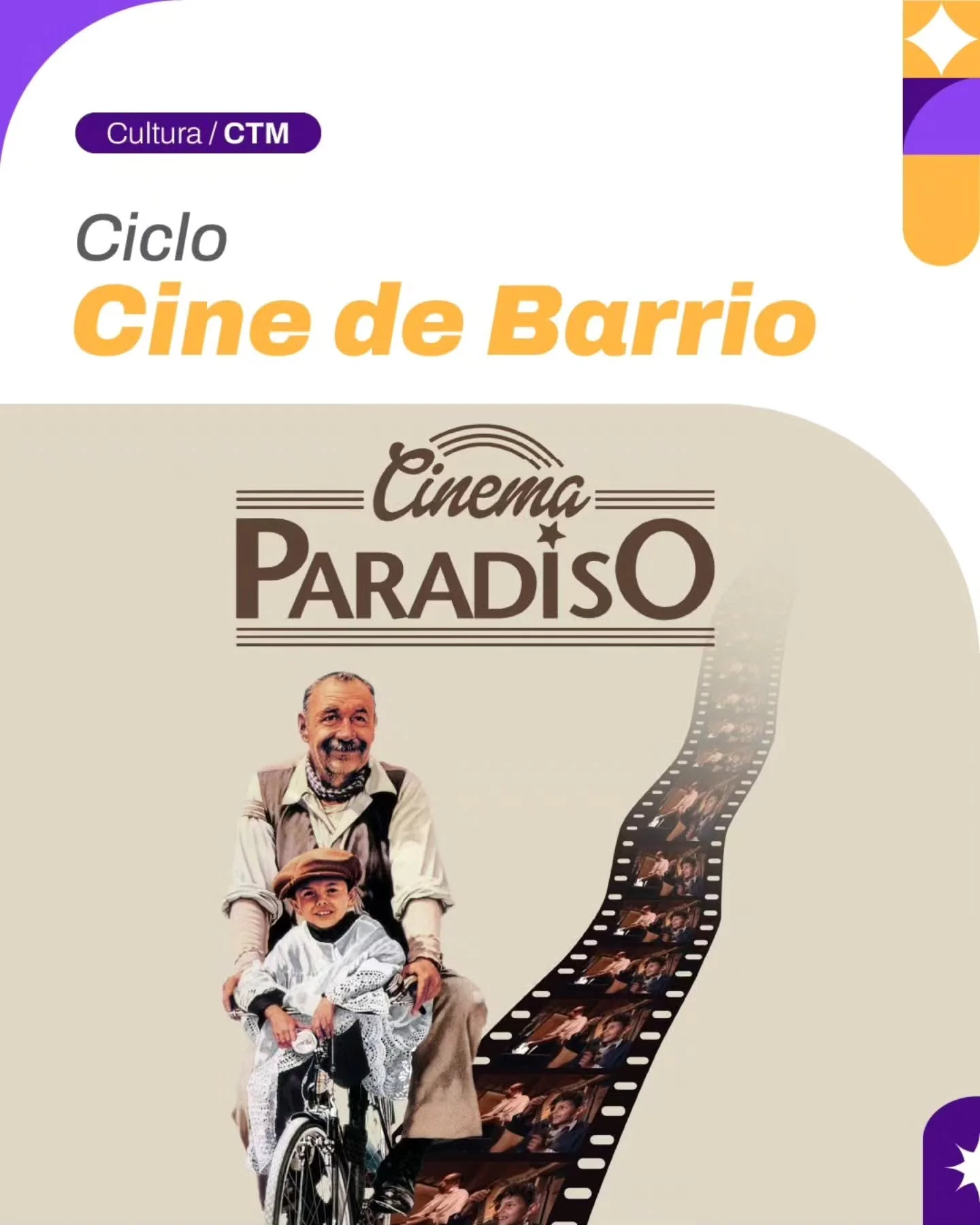 Ciclo Cine de Barrio: "Cinema Paradiso"