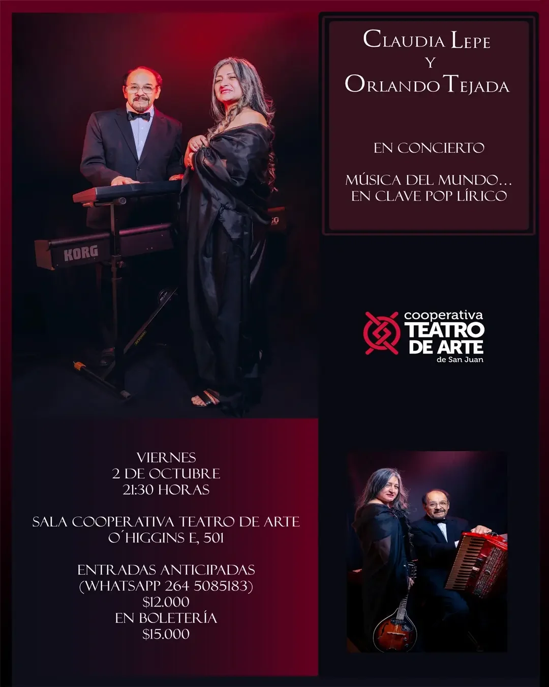 Claudia Lepe y Orlando Tejada
