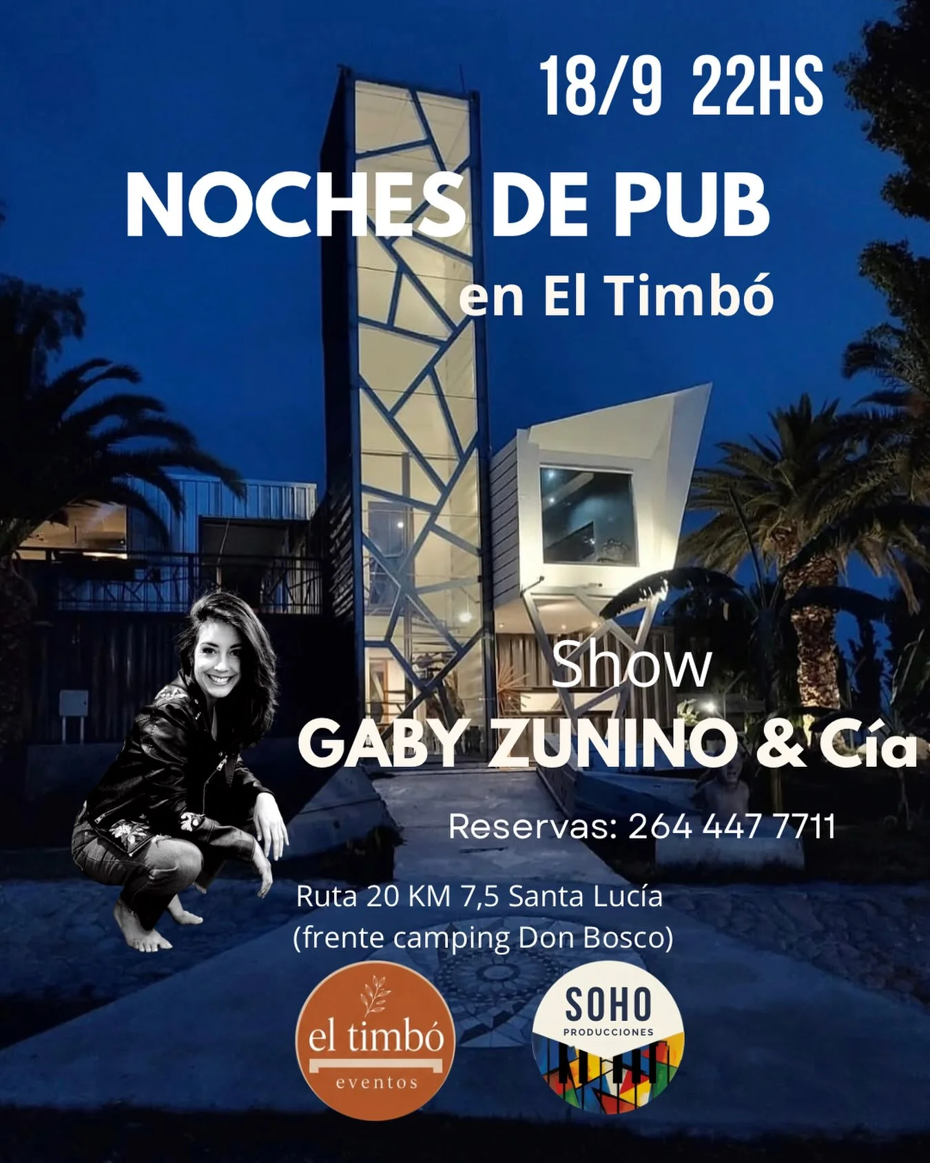 Noches de Pub: Gaby Zunino & Cia