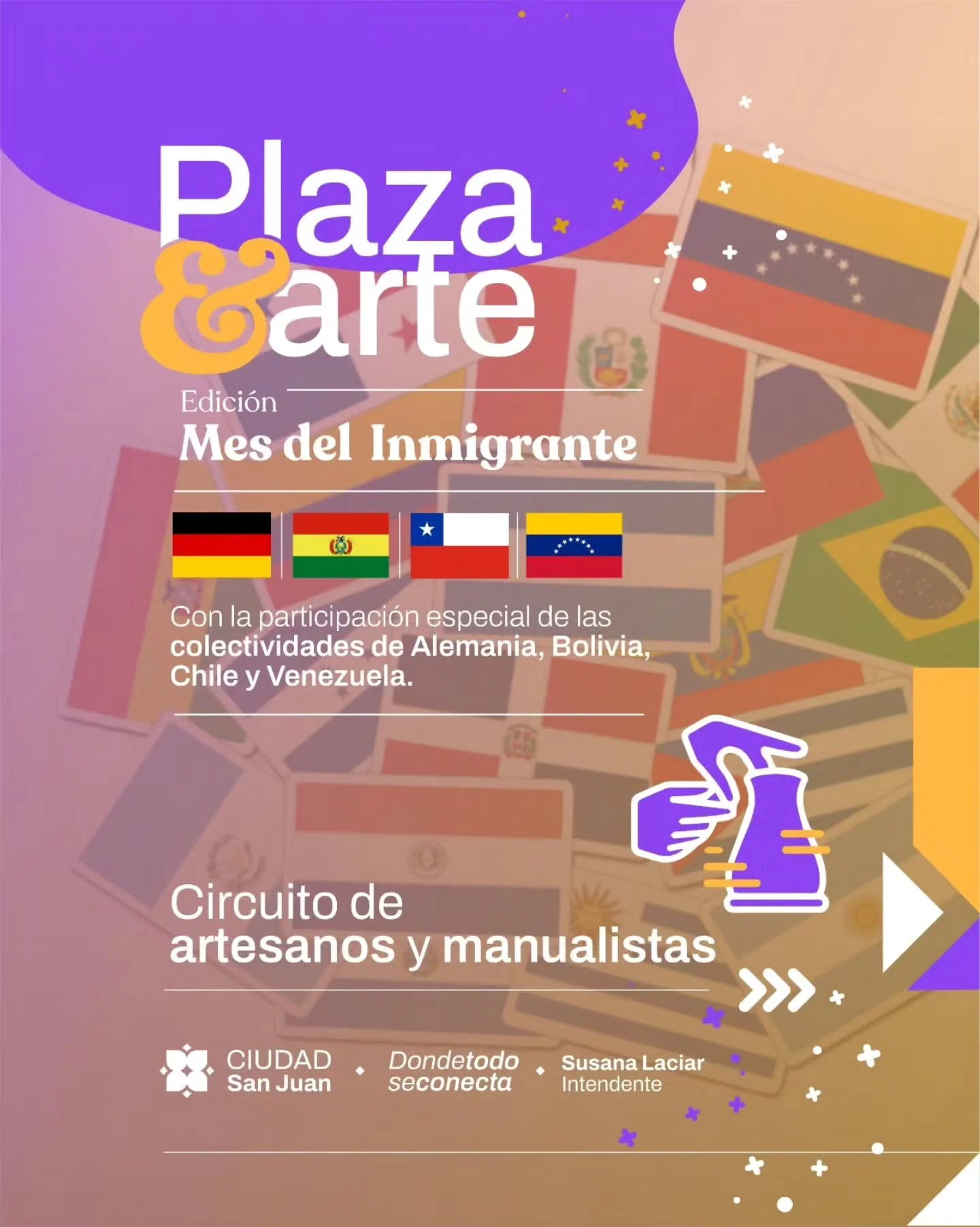 Suspendido > Plaza & Arte - Edicion Mes del Inmigrante