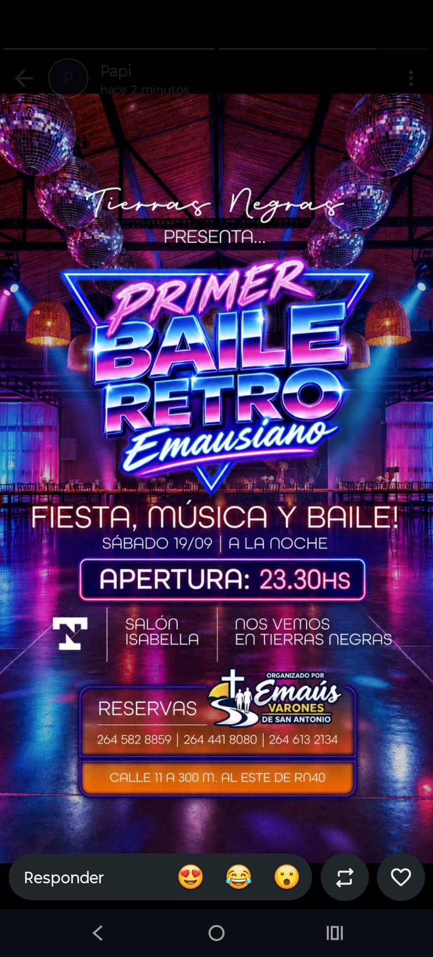 Primer Baile Retro Emausiano