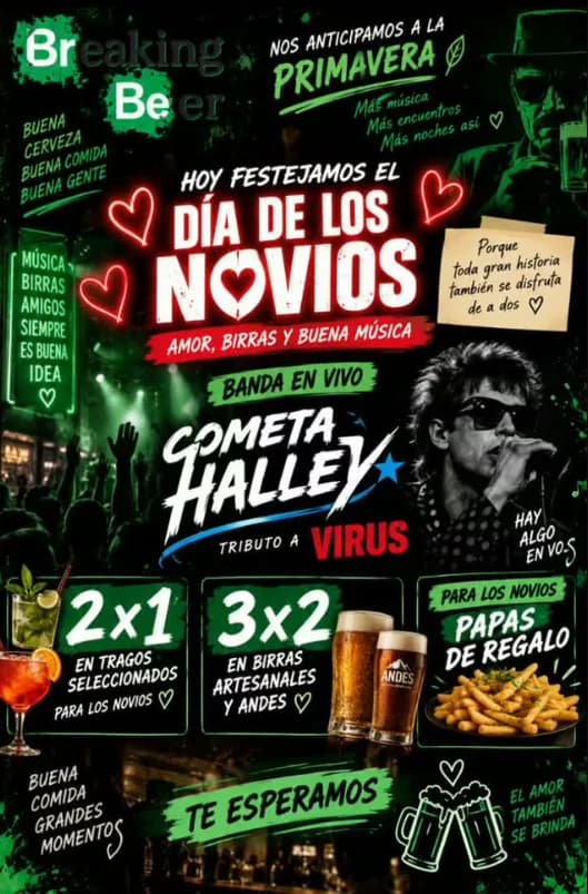 Cometa Halley - Tributo a Virus