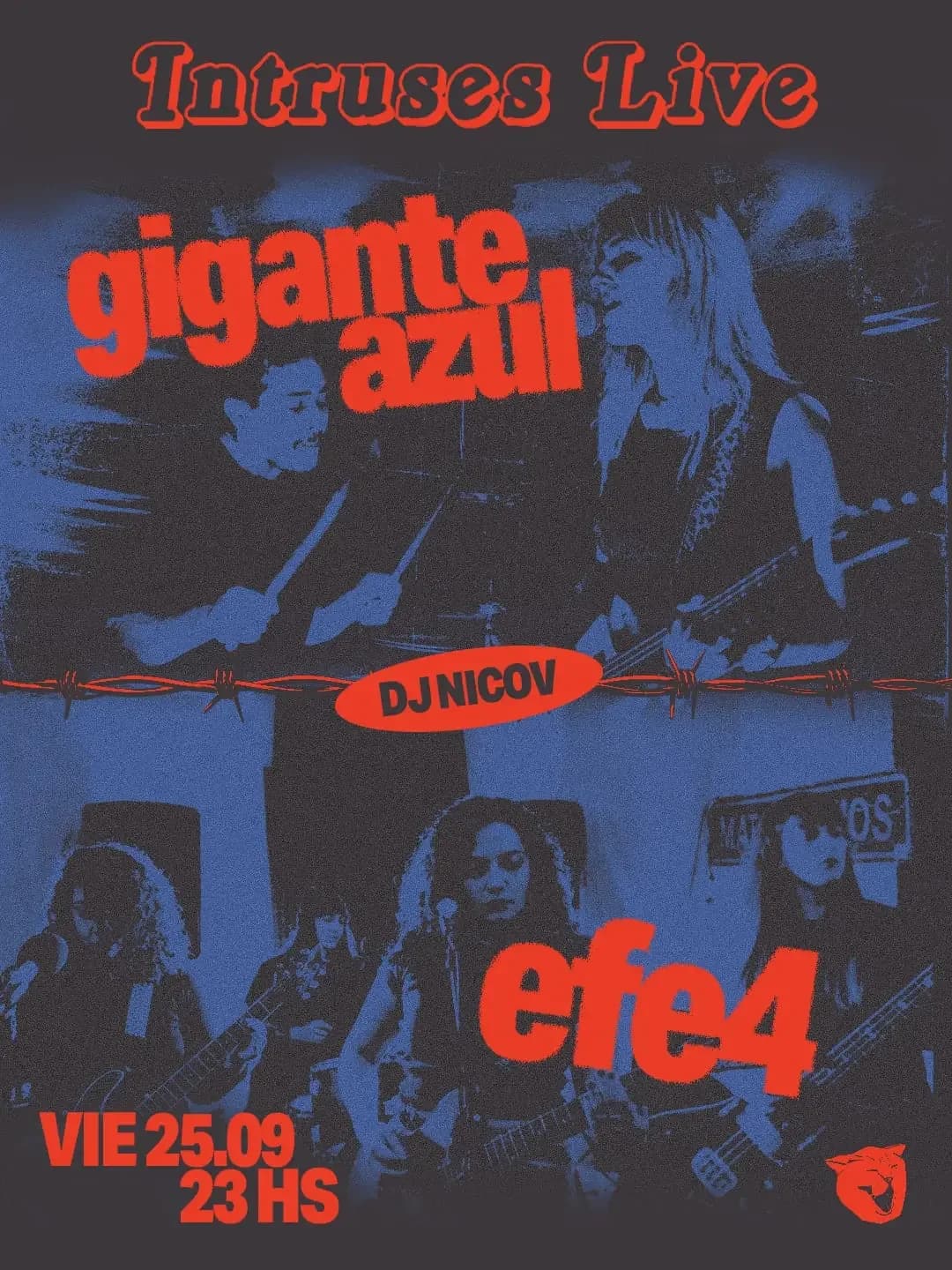 Intruses Live: Gigante Azul & Efe4