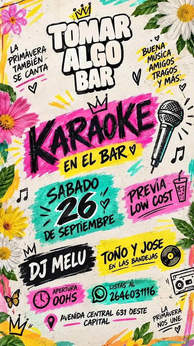 Karaoke en el Bar