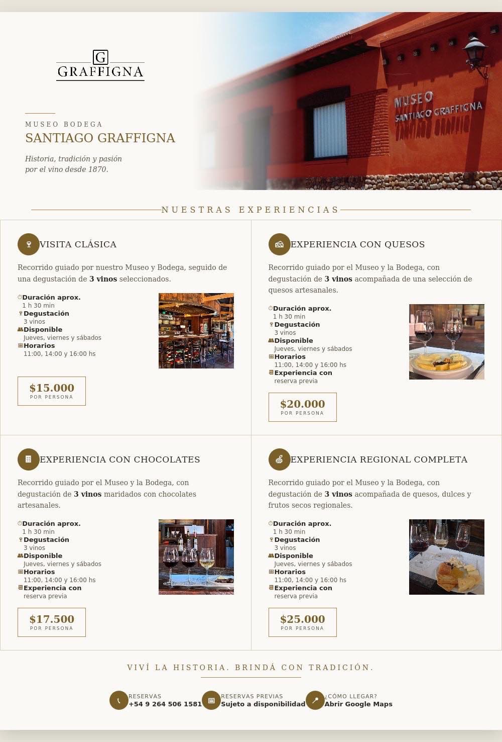 Museo Bodega Graffigna: Visita guiada y degustación 🍷