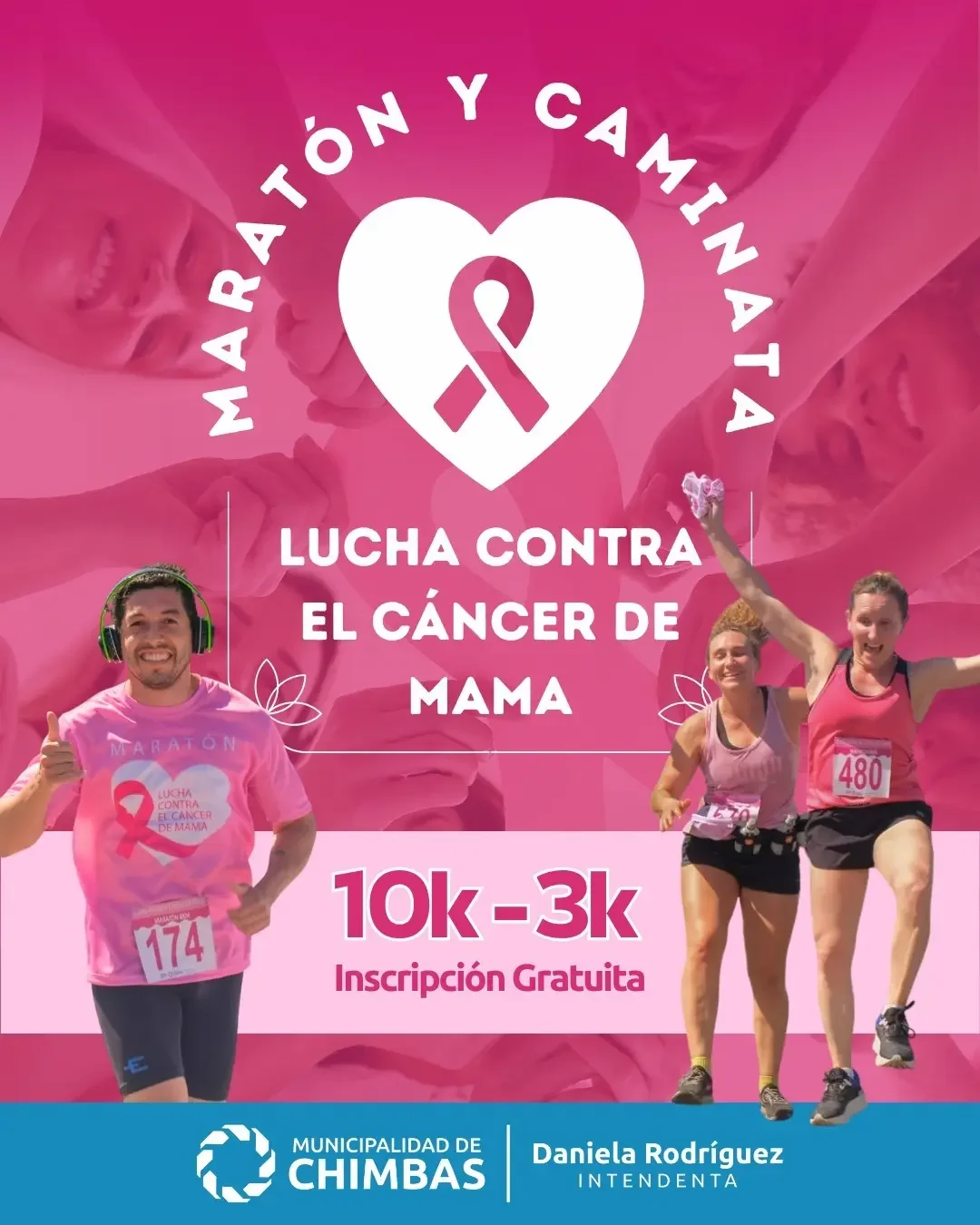 Maraton y Caminata - Lucha Contra el Cancer de Mama — Deportes
