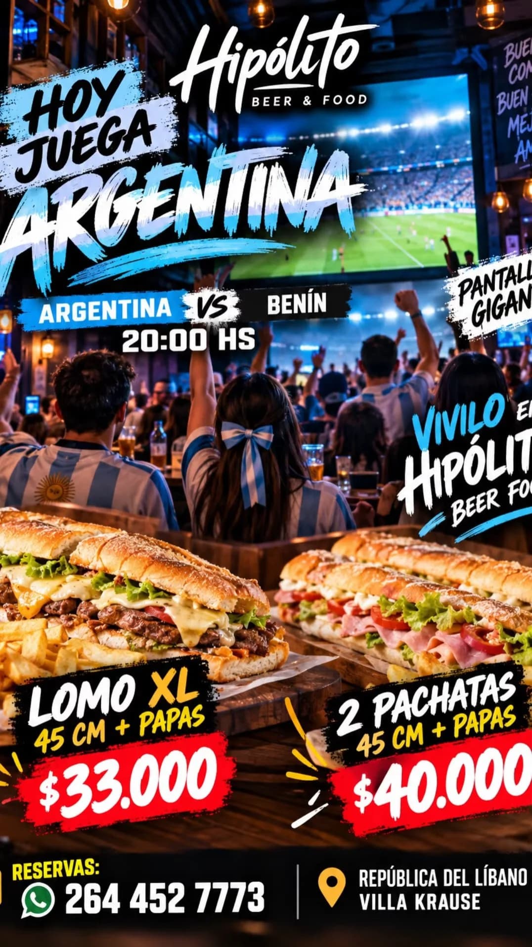 Argentina vs Benin