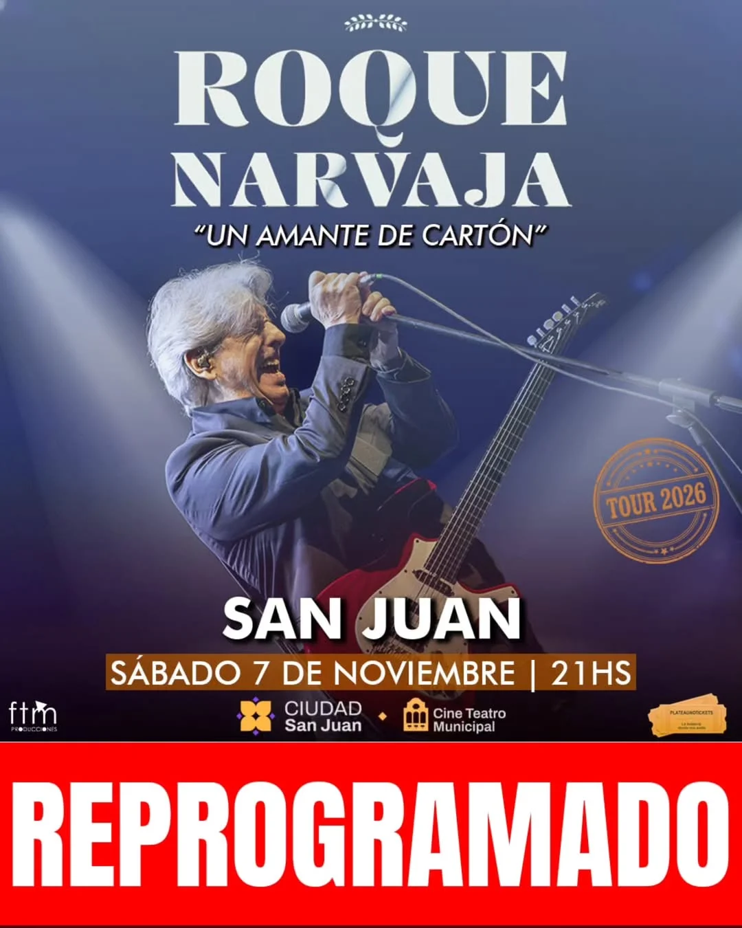 Reprogramado > Roque Narvaja: "Un Amante de Carton" — Música