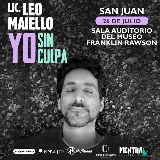 Leo Maiello: "Yo Sin Culpa" — Teatro