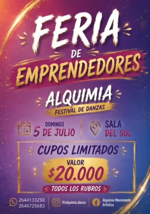Feria de Emprendedores - Alquimia Festival de Danzas