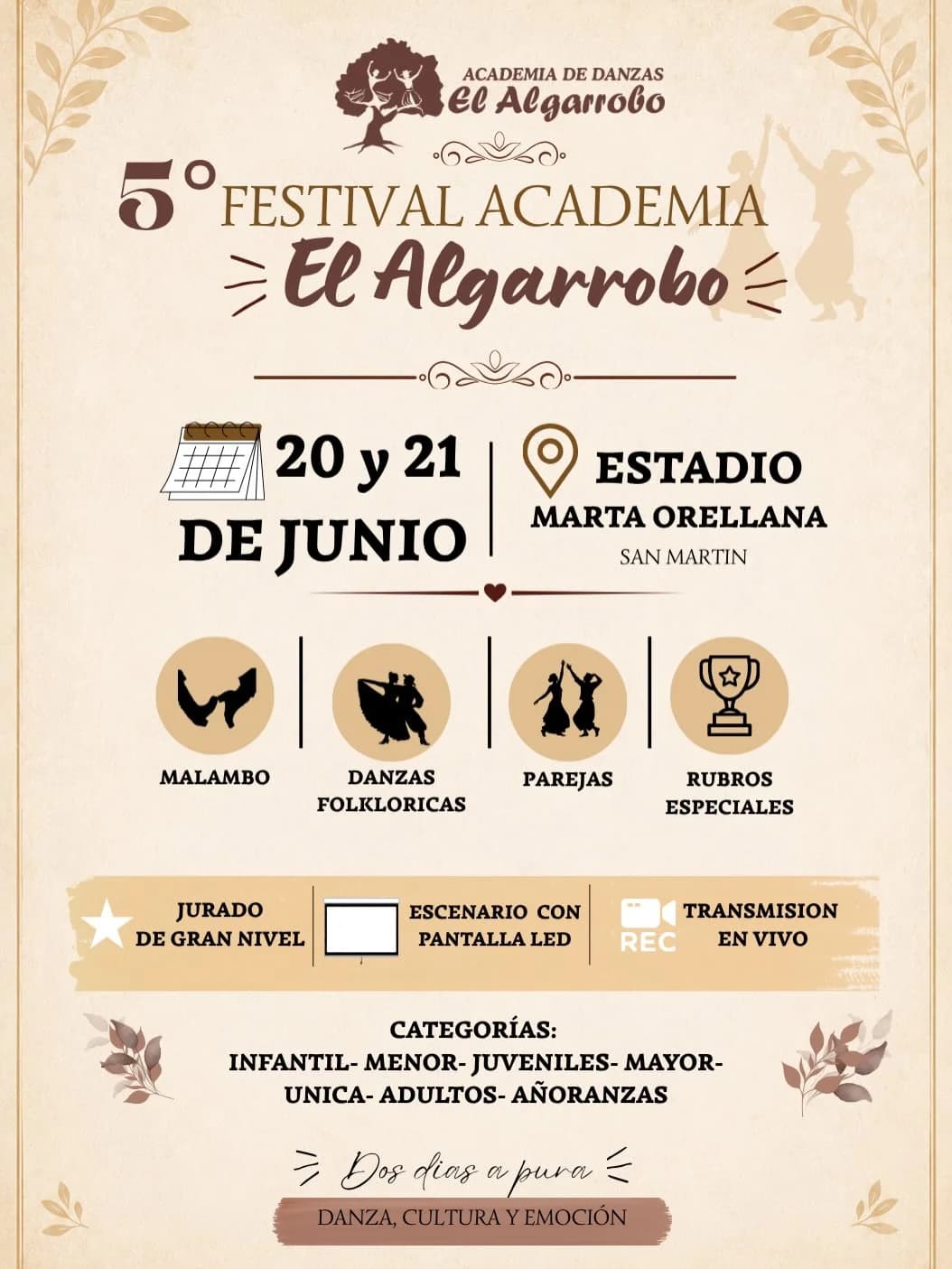 5º Festival Academia El Algarrobo