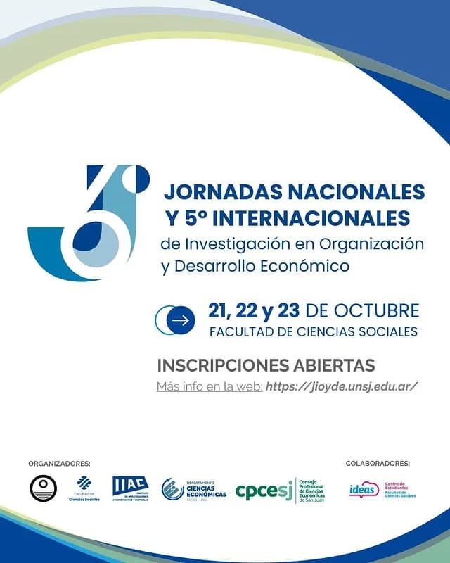 6ª Jornadas Nacionales - 5ª Internacionales de Investigacion en Organizacion y Desarrollo Economico