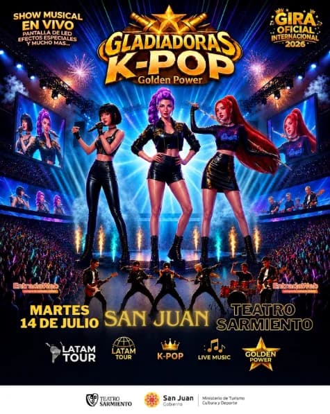Gladiadoras K-Pop - Golden Power — Teatro