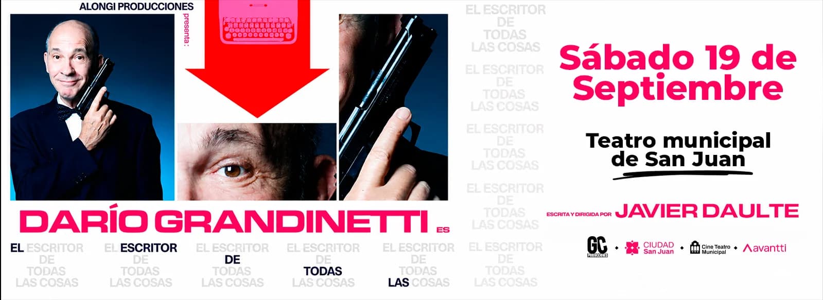 Dario Grandinetti: "El Escritor de Todas las Cosas" — Teatro