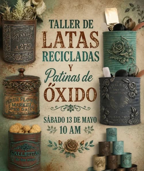 Taller de Latas Recicladas y Patinas de Oxido