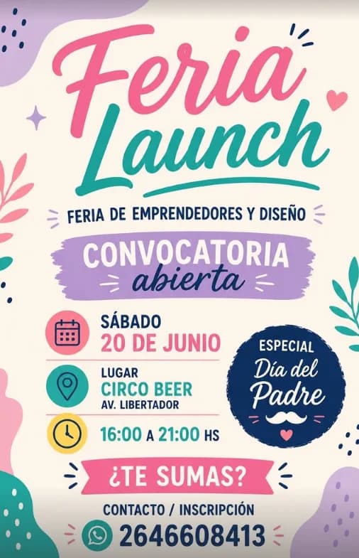 Feria Launch - Edicion Dia del Padre