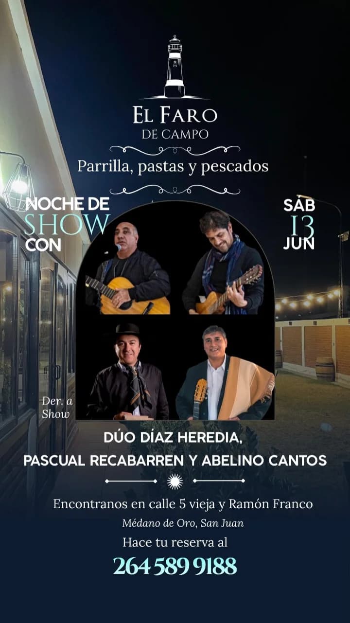 Duo Diaz Heredia, Pascual Recabarren y Abelino Cantos