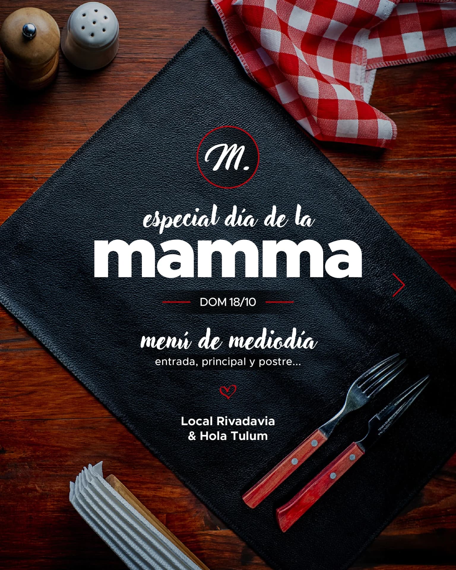 Especial Dia de la Mamma — Gastronomía