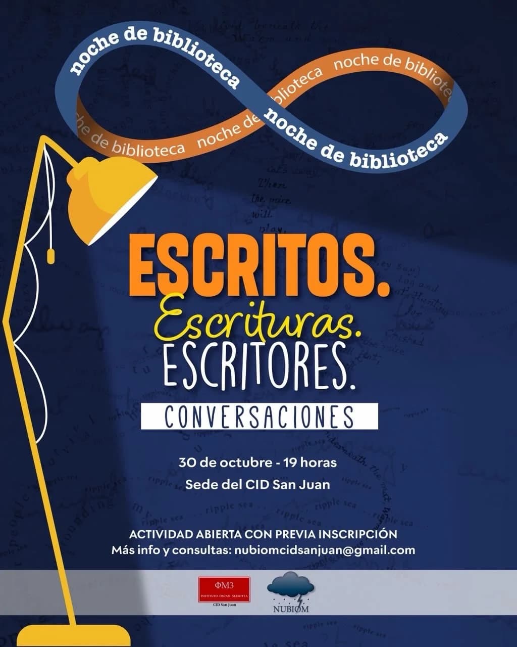 Noche de Biblioteca - Escritos — Conferencias