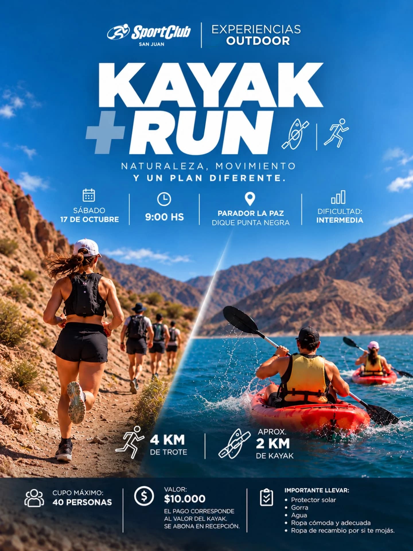 Kayak + Run