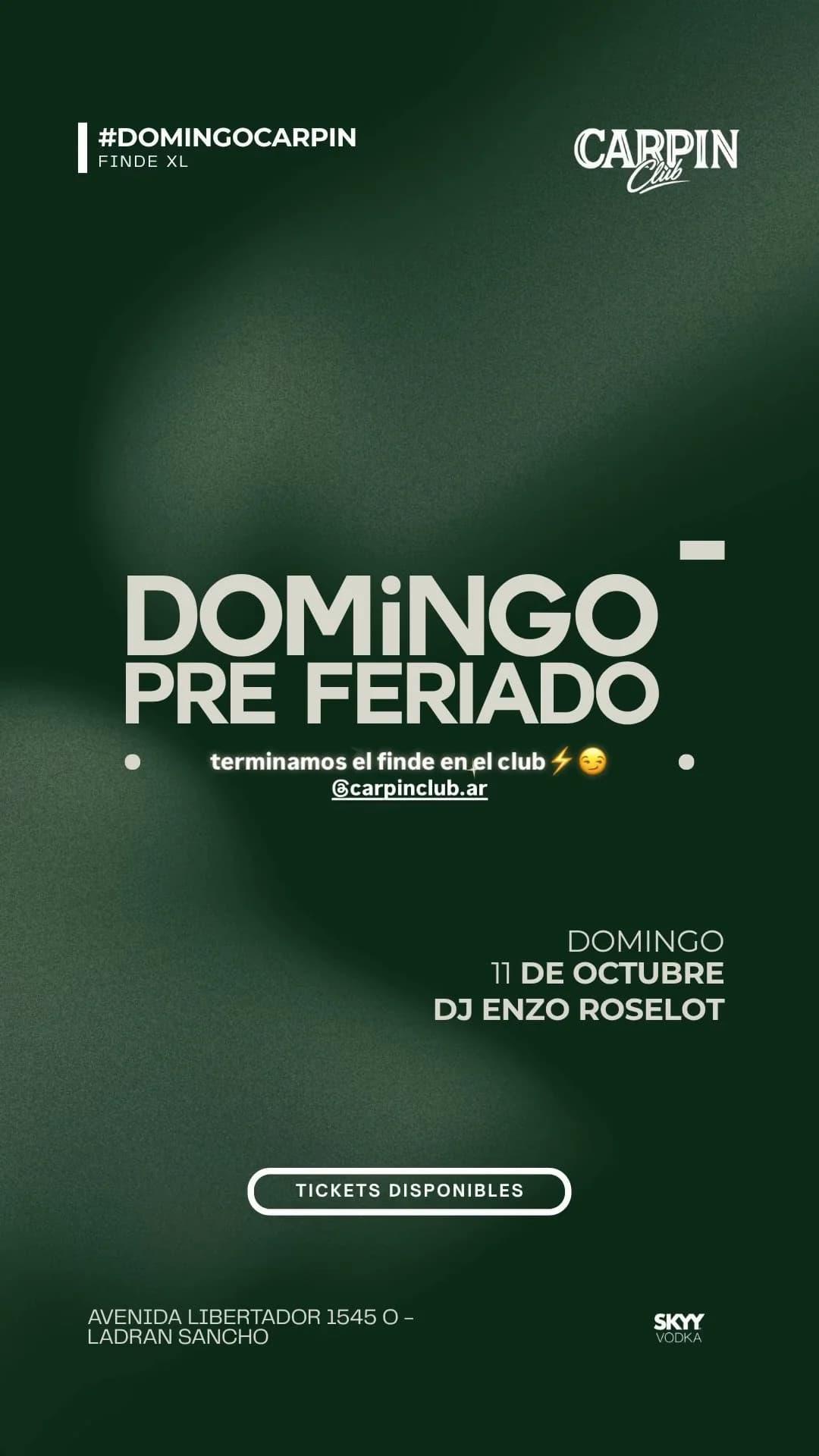 Domingo Pre Feriado