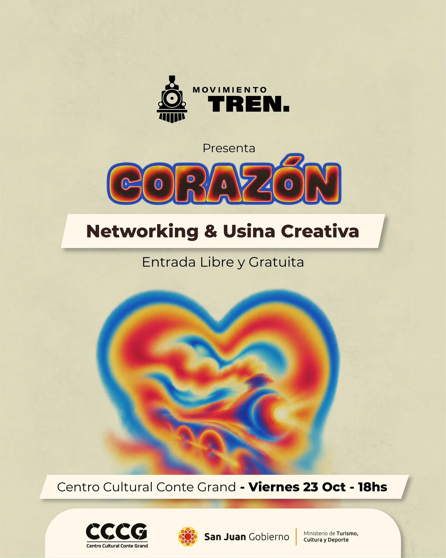 Movimiento Tren: Corazon - Networking & Usina Creativa — Conferencias