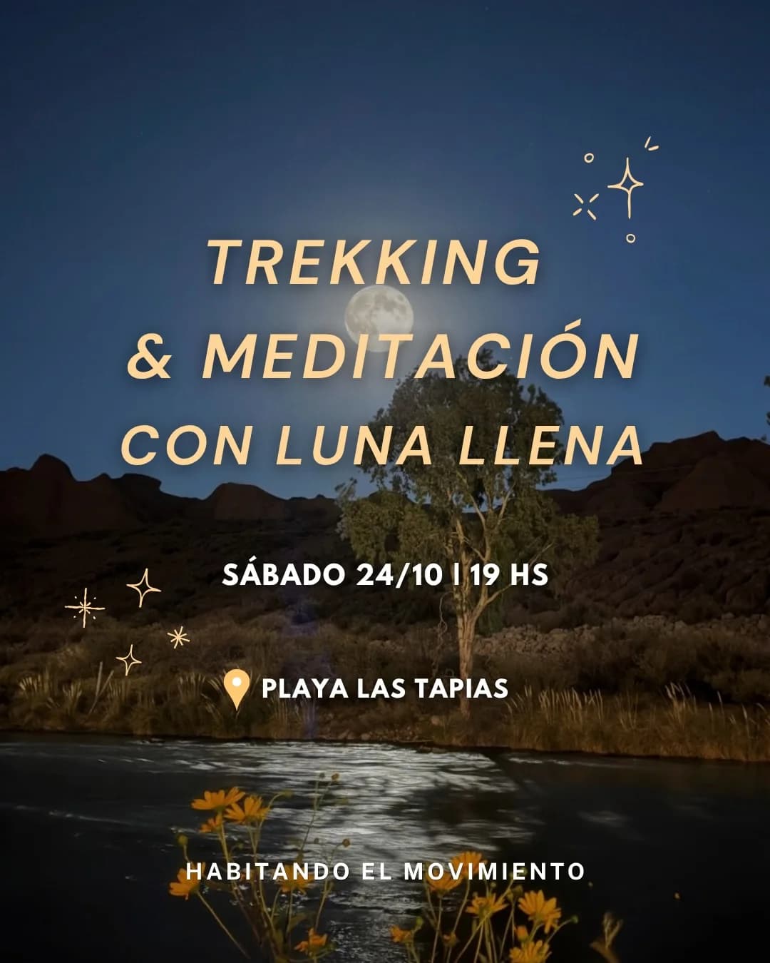 Trekking & Meditacion Con Luna Llena — Deportes