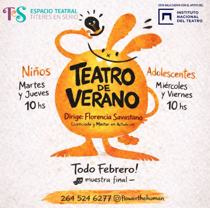 Teatro en San Juan: Teatro de Verano en Espacio teatral TeS - Títeres en Serio el mar, 3 de febrero