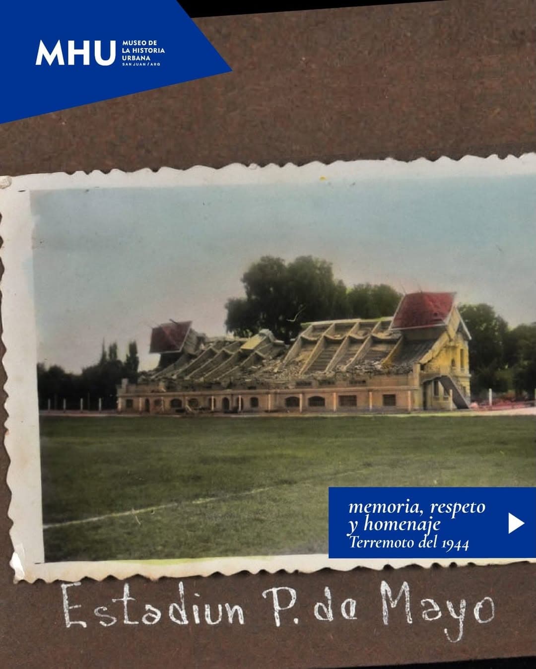 Terremoto del 1944 - Memoria, Respeto & Homenaje