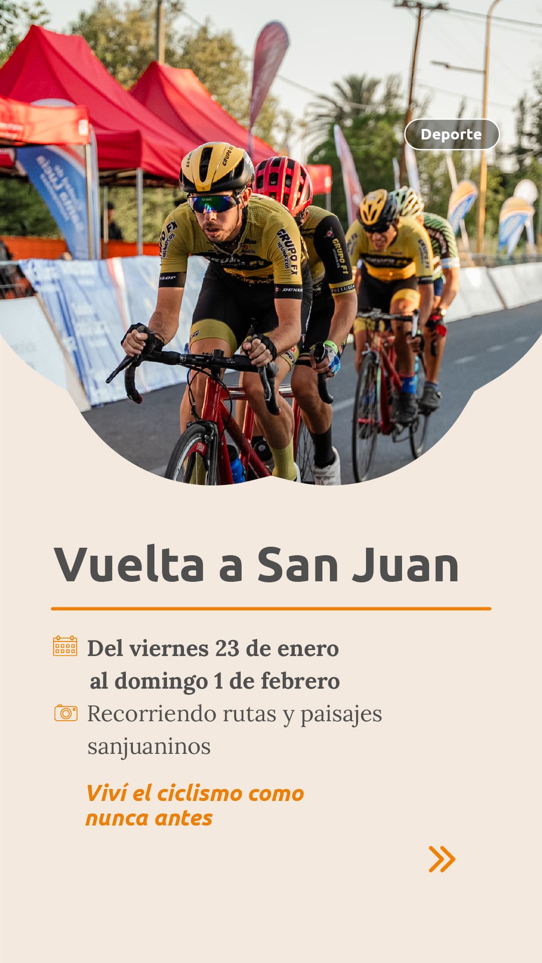 Deportes en San Juan: Vuelta a San Juan - Etapa 9 en Avenida Circunvalación el dom, 1 de febrero